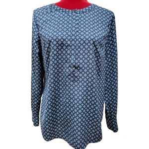 J. Crew long sleeve pullover blouse Medium Petite